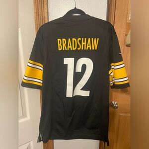 Pittsburgh Steelers jersey, men’s, medium, Terry Bradshaw, #12, Nike On Field